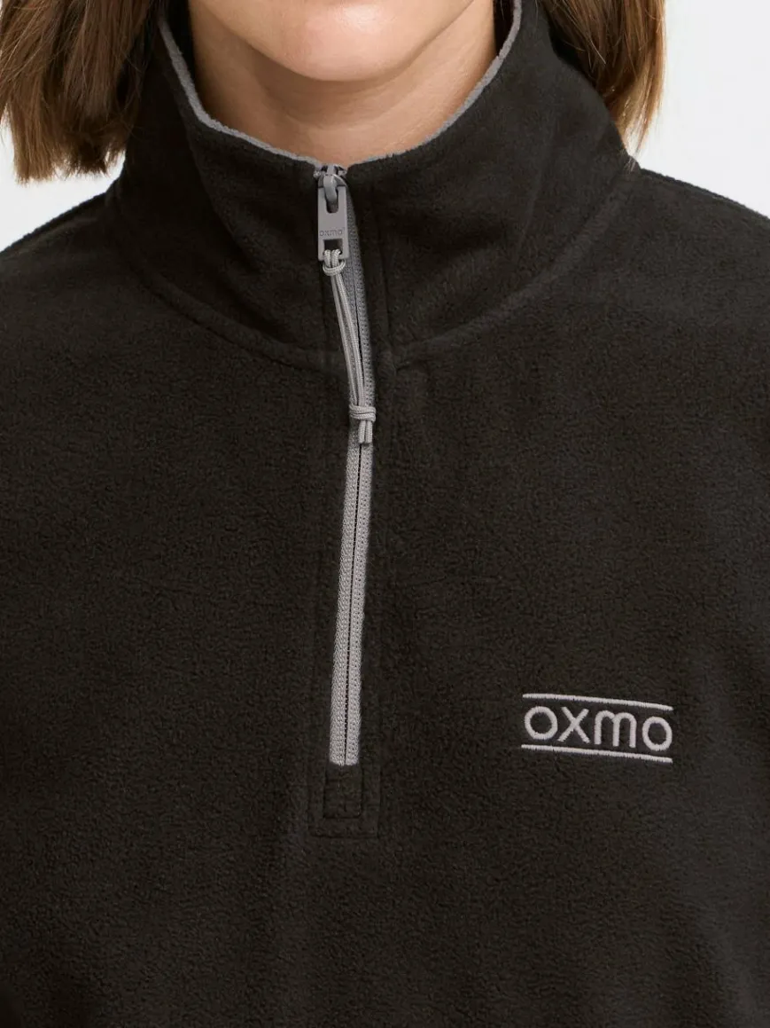OXMO Sweatshirts & Sweatjacken*Damen Sweatshirt - OXMATSINE schwarz uni