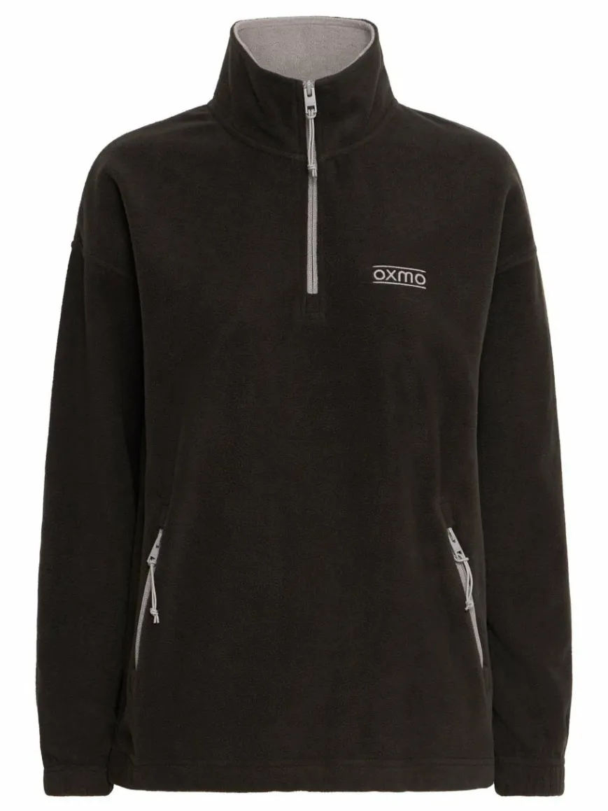 OXMO Sweatshirts & Sweatjacken*Damen Sweatshirt - OXMATSINE schwarz uni