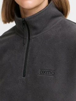 OXMO Sweatshirts & Sweatjacken*Damen Sweatshirt - OXMATSINE grau uni