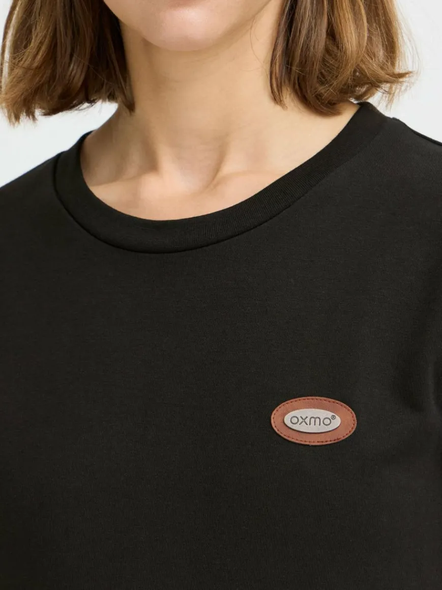 OXMO Sweatshirts & Sweatjacken*Damen Sweatshirt - OXTrine schwarz gemustert