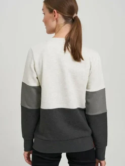 OXMO Sweatshirts & Sweatjacken*Damen Sweatshirt - OXTrine grau gemustert