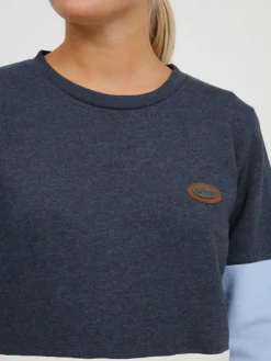 OXMO Sweatshirts & Sweatjacken*Damen Sweatshirt - OXTrine blau gemustert