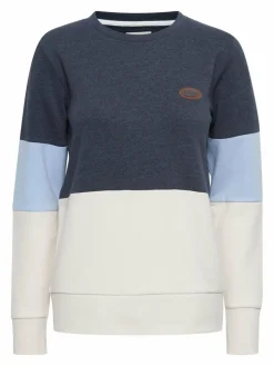 OXMO Sweatshirts & Sweatjacken*Damen Sweatshirt - OXTrine blau gemustert
