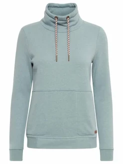 OXMO Sweatshirts & Sweatjacken*Damen Sweatshirt - OXVimpa blau uni