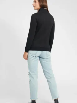 OXMO Sweatshirts & Sweatjacken*Damen Sweatshirt - OXVimpa schwarz uni