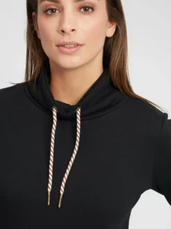 OXMO Sweatshirts & Sweatjacken*Damen Sweatshirt - OXVimpa schwarz uni