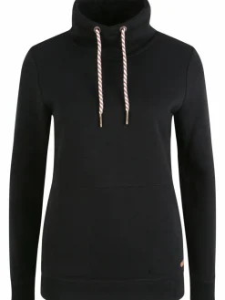 OXMO Sweatshirts & Sweatjacken*Damen Sweatshirt - OXVimpa schwarz uni