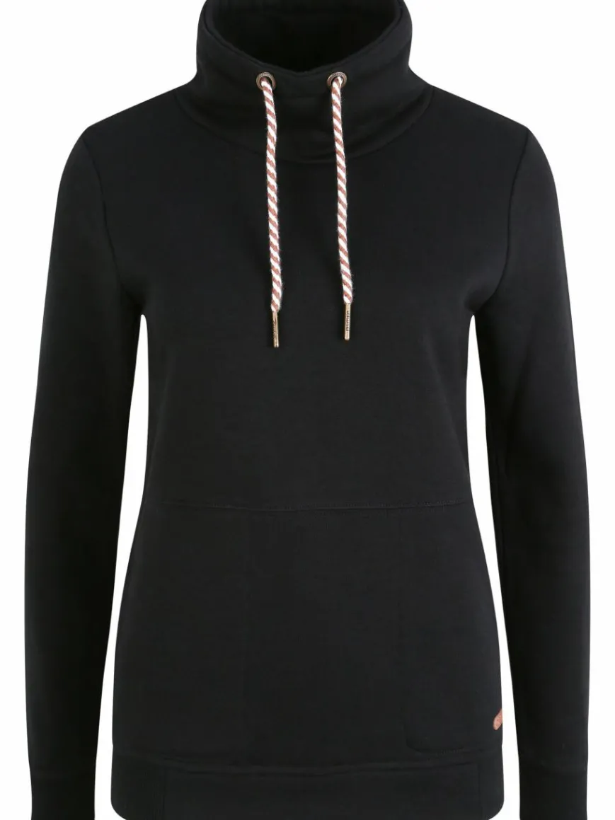 OXMO Sweatshirts & Sweatjacken*Damen Sweatshirt - OXVimpa schwarz uni