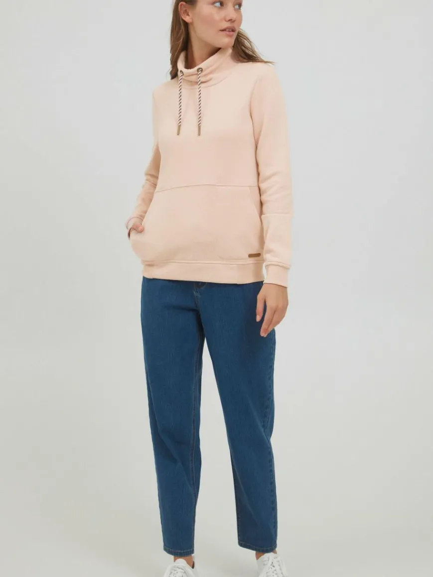 OXMO Sweatshirts & Sweatjacken*Damen Sweatshirt - OXVimpa altrosa uni