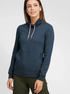 OXMO Sweatshirts & Sweatjacken*Damen Sweatshirt - OXVimpa blau uni
