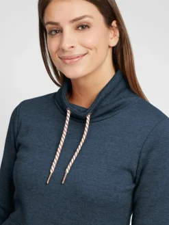 OXMO Sweatshirts & Sweatjacken*Damen Sweatshirt - OXVimpa blau uni