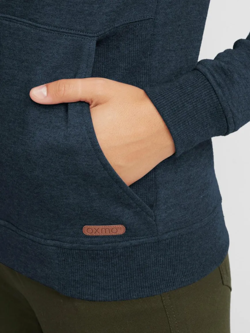 OXMO Sweatshirts & Sweatjacken*Damen Sweatshirt - OXVimpa blau uni