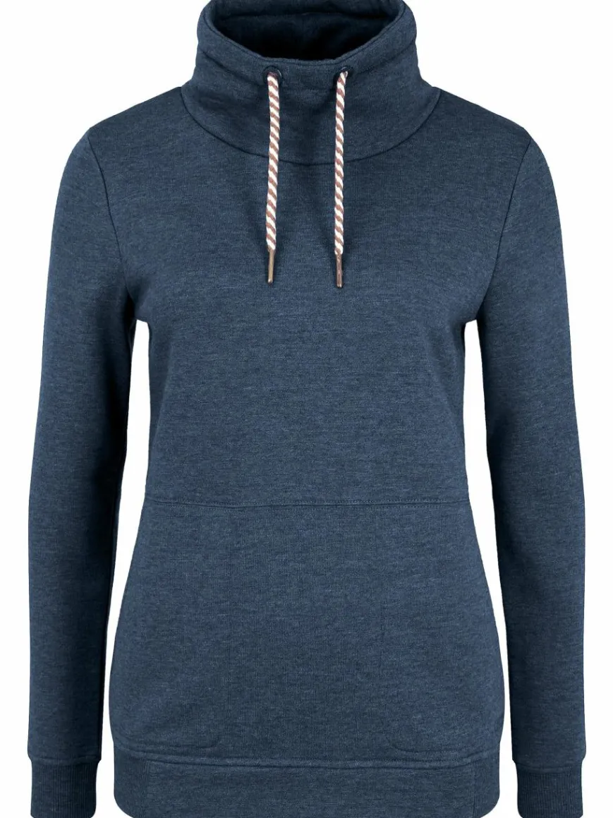 OXMO Sweatshirts & Sweatjacken*Damen Sweatshirt - OXVimpa blau uni