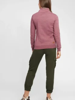 OXMO Sweatshirts & Sweatjacken*Damen Sweatshirt - OXVimpa rot uni