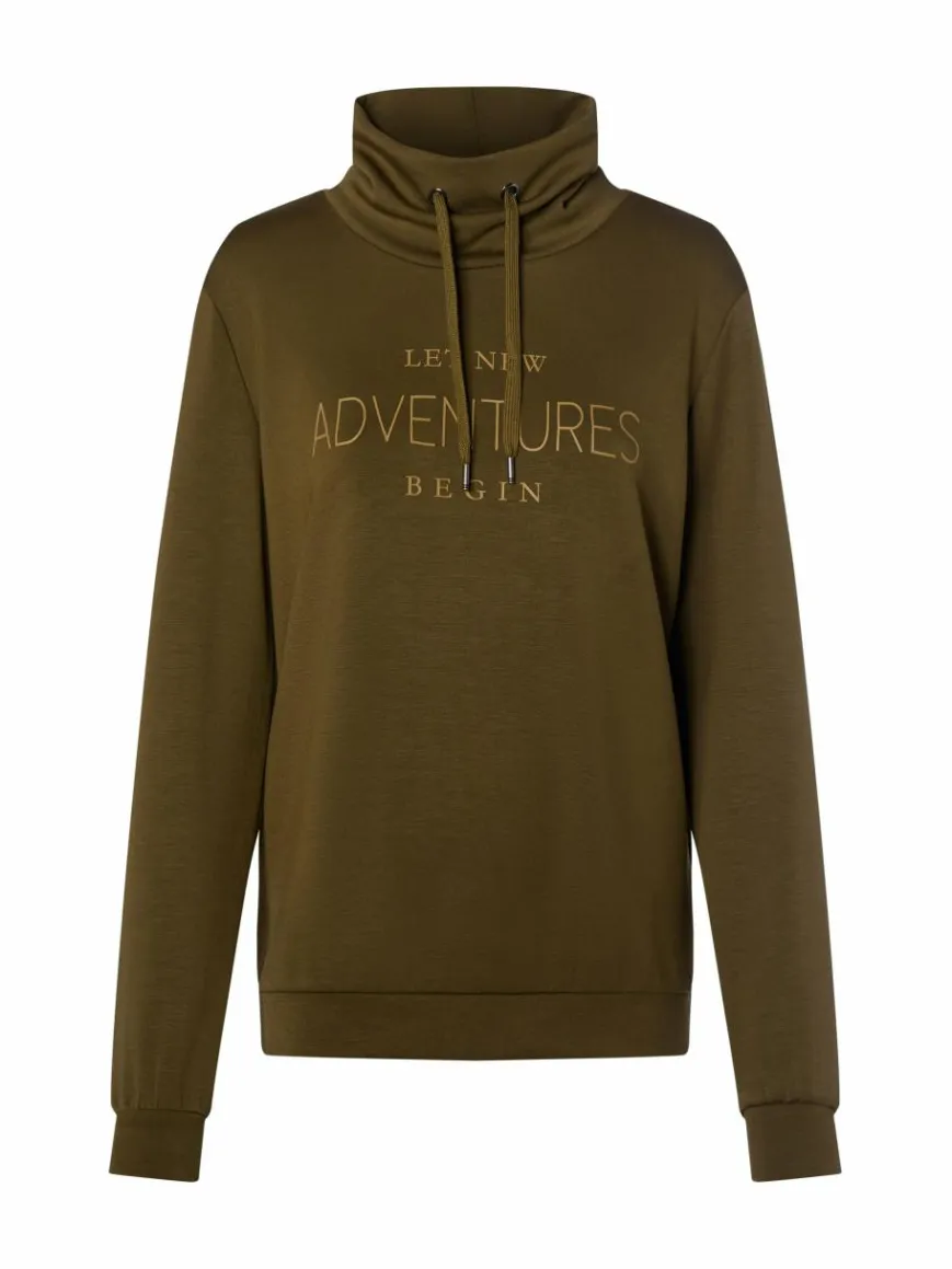 soyaconcept® Sweatshirts & Sweatjacken*Damen Sweatshirt - SC-Banu 248 oliv bedruckt