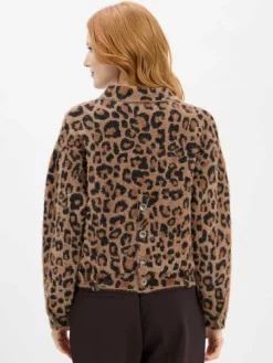 Rino & Pelle Jacken & Westen*Damen Teddyfell-Jacke - Bubbly braun schwarz gemustert