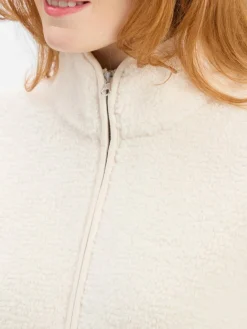 Marie Lund Jacken & Westen*Damen Teddyfell-Weste ecru uni