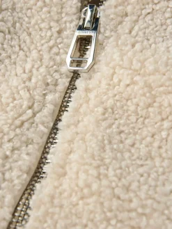 Street One Jacken & Westen*Damen Teddy-Jacke beige uni