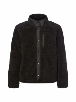 Marie Lund Jacken & Westen*Damen Teddyjacke schoko uni