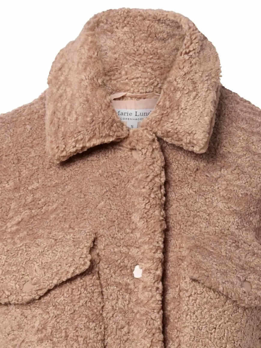 Marie Lund Jacken & Westen*Damen Teddyjacke altrosa uni