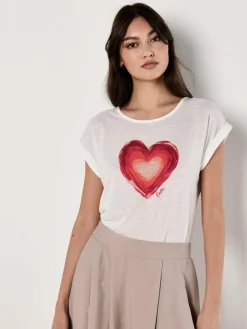 Apricot Shirts & Tops*Damen Top rot bedruckt