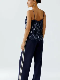 Oui Shirts & Tops*Damen Top blau uni