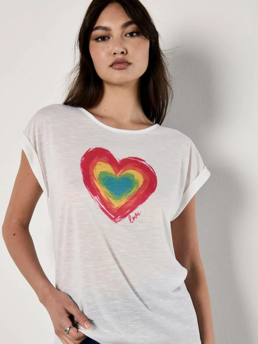 Apricot Shirts & Tops*Damen Top mehrfarbig bedruckt