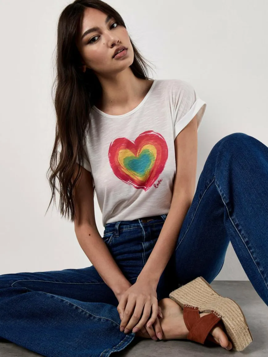 Apricot Shirts & Tops*Damen Top mehrfarbig bedruckt