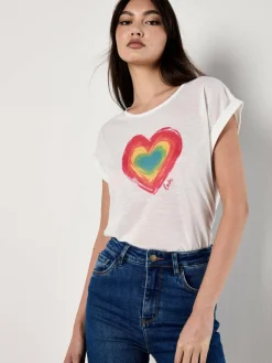 Apricot Shirts & Tops*Damen Top mehrfarbig bedruckt