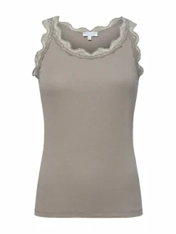 Marie Lund Shirts & Tops*Damen Top taupe uni