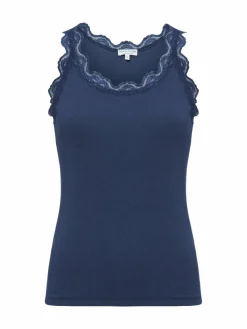 Marie Lund Shirts & Tops*Damen Top indigo uni