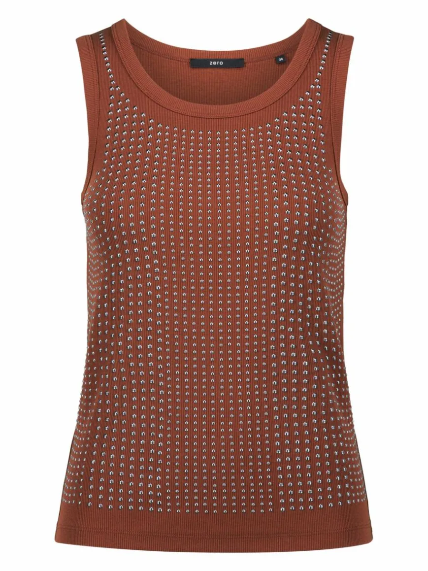 zero Shirts & Tops*Damen Top braun uni