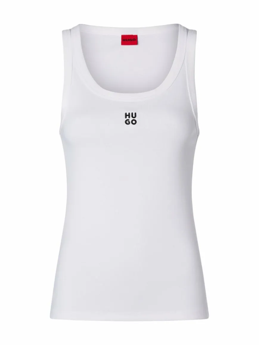 HUGO Shirts & Tops*Damen Top - Datamia weiß uni