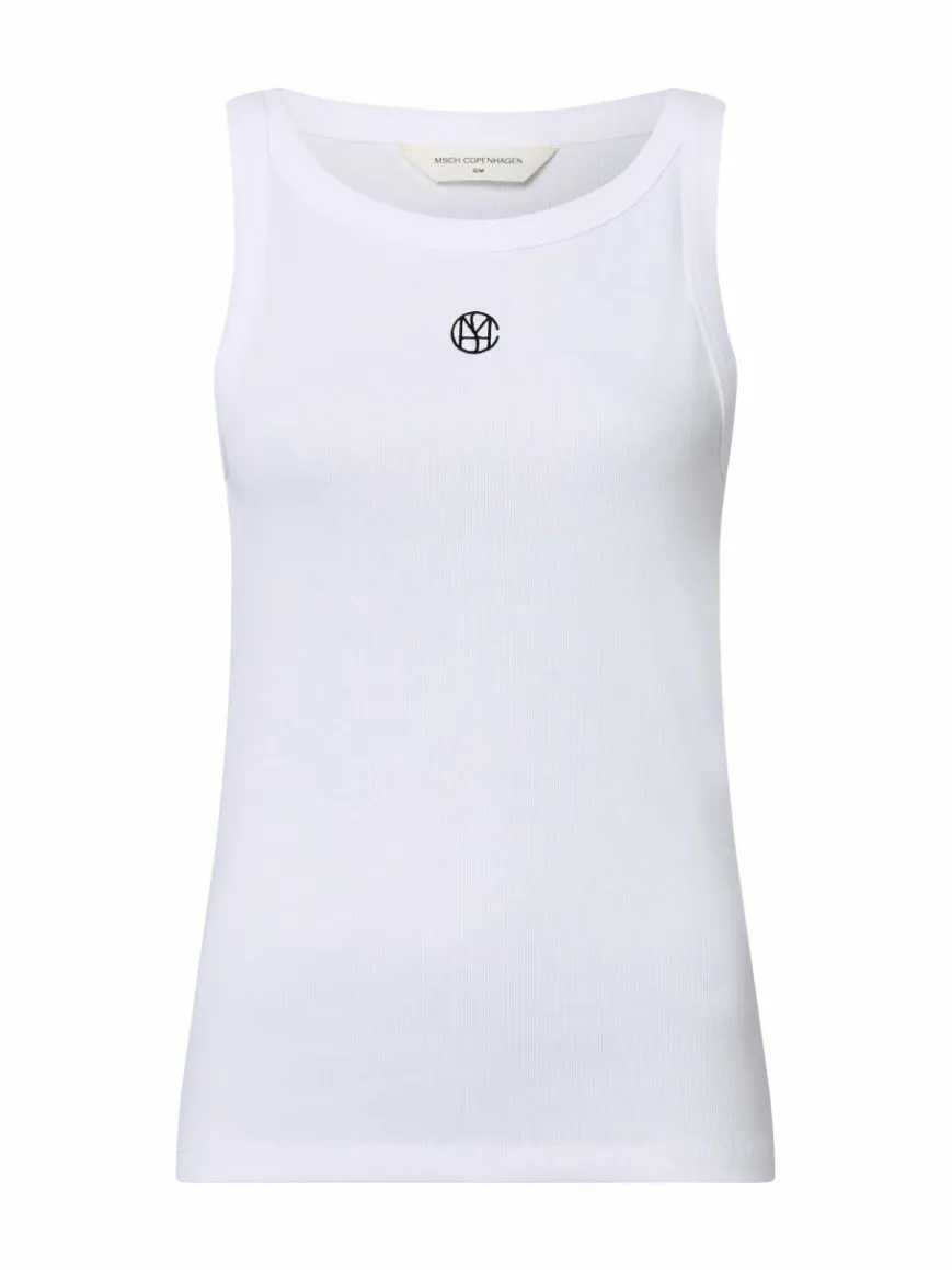 Msch Copenhagen Shirts & Tops*Damen Top - MSCHGubbe Rasmia Icon weiß uni
