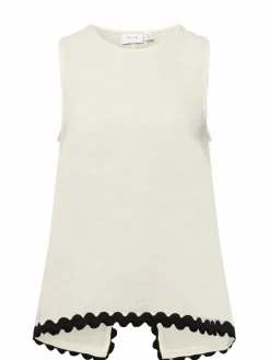 Vila Shirts & Tops*Damen Top - VIManda beige meliert