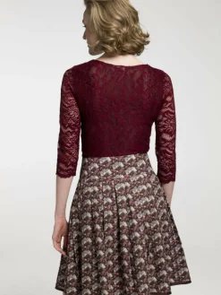 Spieth & Wenksy Blusen*Damen Trachtenblusen - Alheim rot uni