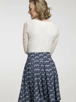 Spieth & Wenksy Blusen*Damen Trachtenblusen - Alheim weiß uni