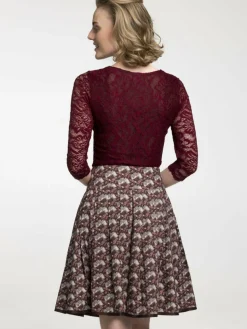 Spieth & Wenksy Röcke*Damen Trachtenrock - Blanchette lila bedruckt