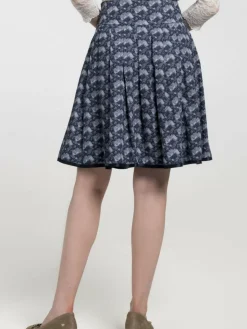 Spieth & Wenksy Röcke*Damen Trachtenrock - Blanchette blau bedruckt