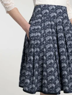 Spieth & Wenksy Röcke*Damen Trachtenrock - Blanchette blau bedruckt