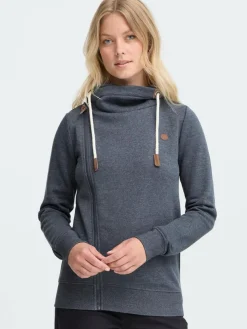 OXMO Sweatshirts & Sweatjacken*Damen Trainingsjacke - OXMILLE blau uni