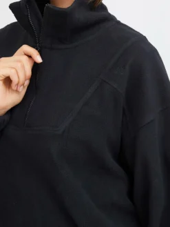 North Bend Sweatshirts & Sweatjacken*Damen Troyer schwarz uni