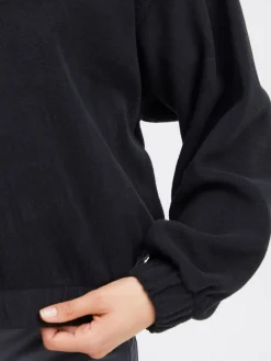 North Bend Sweatshirts & Sweatjacken*Damen Troyer schwarz uni