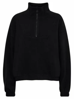 North Bend Sweatshirts & Sweatjacken*Damen Troyer schwarz uni