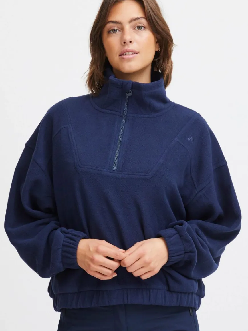 North Bend Sweatshirts & Sweatjacken*Damen Troyer marine uni