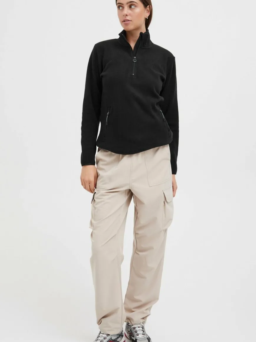 North Bend Sweatshirts & Sweatjacken*Damen Troyer - NBConni schwarz uni