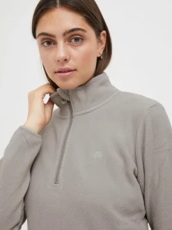 North Bend Sweatshirts & Sweatjacken*Damen Troyer - NBConni grau uni