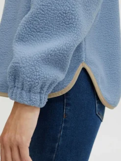 OXMO Sweatshirts & Sweatjacken*Damen Troyer - OXPiala blau gemustert