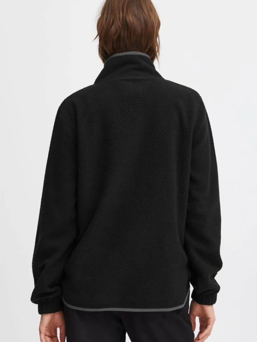 OXMO Sweatshirts & Sweatjacken*Damen Troyer - OXPiala schwarz gemustert