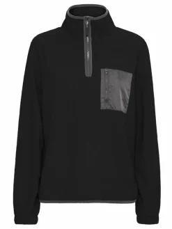 OXMO Sweatshirts & Sweatjacken*Damen Troyer - OXPiala schwarz gemustert